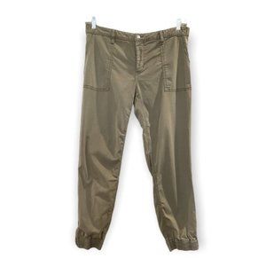 Joe’s Khaki Cargo Lyocell Viscose Cropped Cotton Joggers Tan Size 32